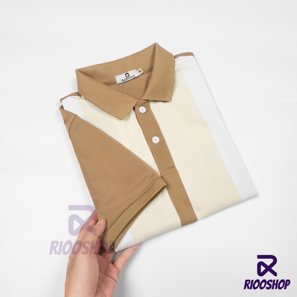 Áo thun nam có cổ, áo polo nam cao cấp tay ngắn phối màu đẹp, có size lớn, big size RIOOSHOP RSP052