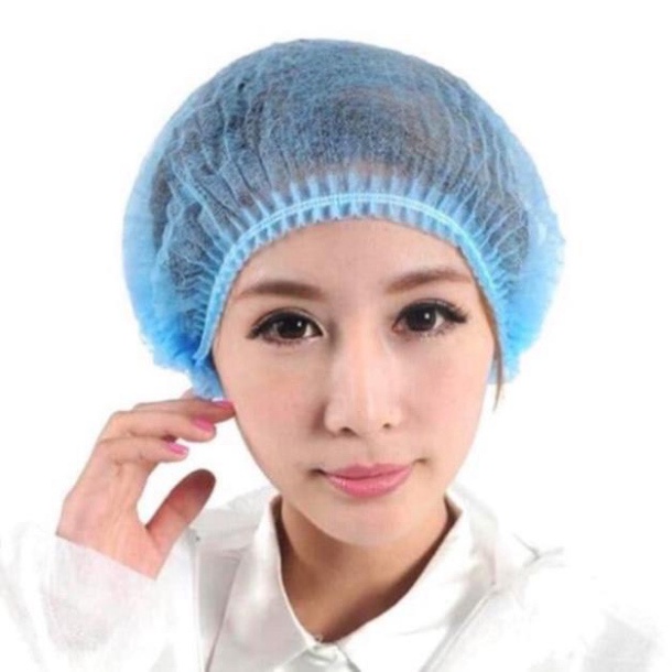 MŨ CHỤP ĐẦU Y TẾ DÙNG TRONG SPA,THẨM MỸ VIỆN bịch 100 chiếc