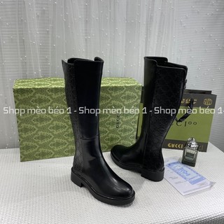 Bốt boot gc sole vân chìm mũi tròn gót thấp fullbox