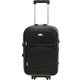 Vali du lịch kéo tay bi& ti màu đen có nắp 24 inch