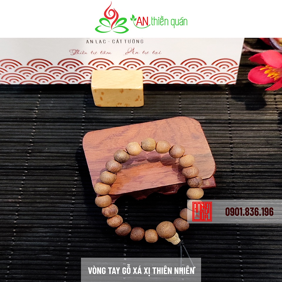 Vòng tay gỗ xá xị thiên nhiên An Thiền Quán