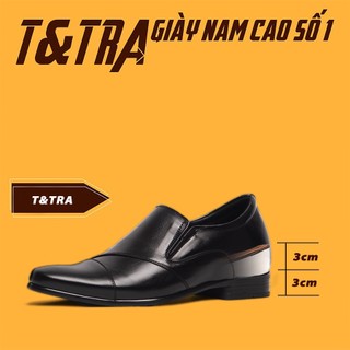 [ 6CM ] Giày Cao Nam T&TRA S975 Đ