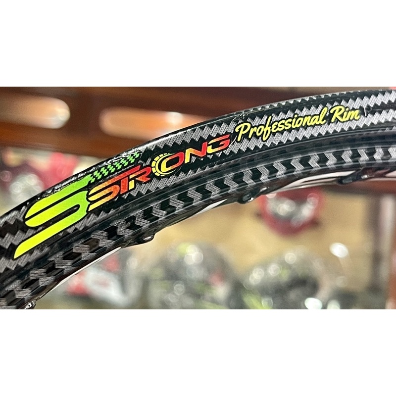Niềng nhôm SSTRONG Thailand Sơn Carbon 1.4 - 1.6 x 17inch