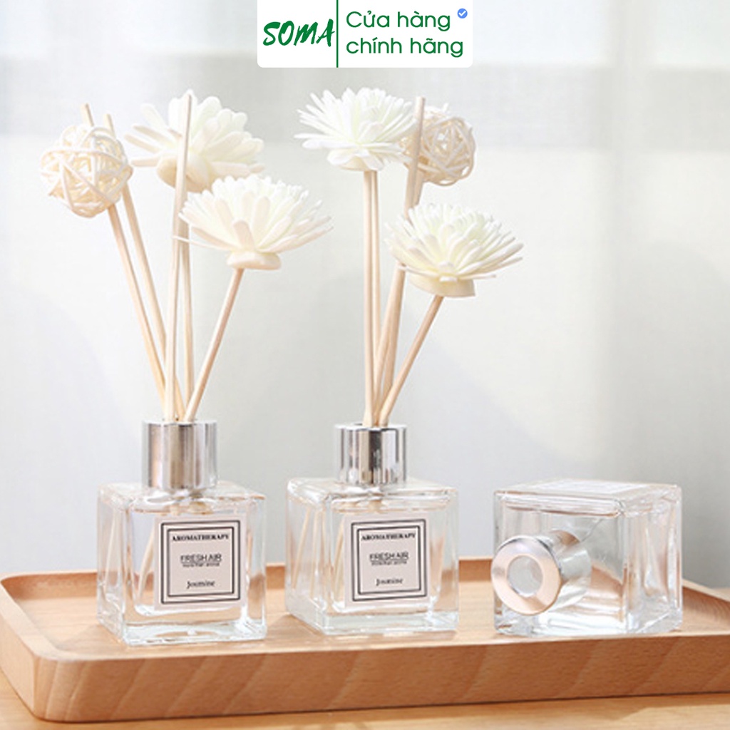 Lọ Khuếch Tán Nước Hoa Thơm Phòng Thiên Nhiên Tinh Dầu Thơm Để Phòng Khử Mùi Phòng Tắm 50ML KT01
