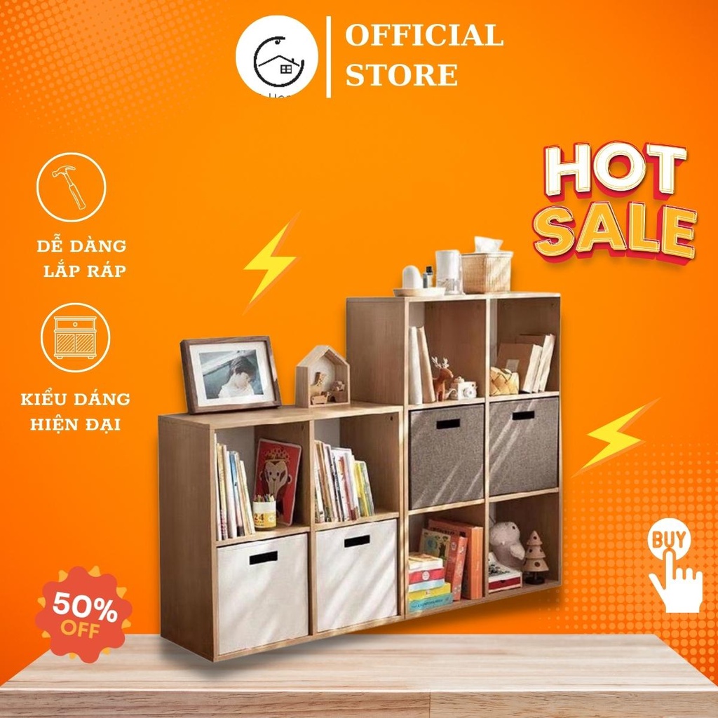 Kệ gỗ tổ ong 2 tầng mang thiết kế Châu Âu sang trọng chất gỗ MDF dày 12mm dễ lắp ráp Quỳnh Anh Shop