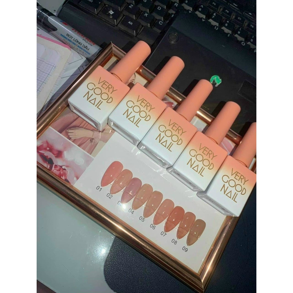 Sơn thạch Very good nail sét 9 mầu ( Tặng bảng mầu )