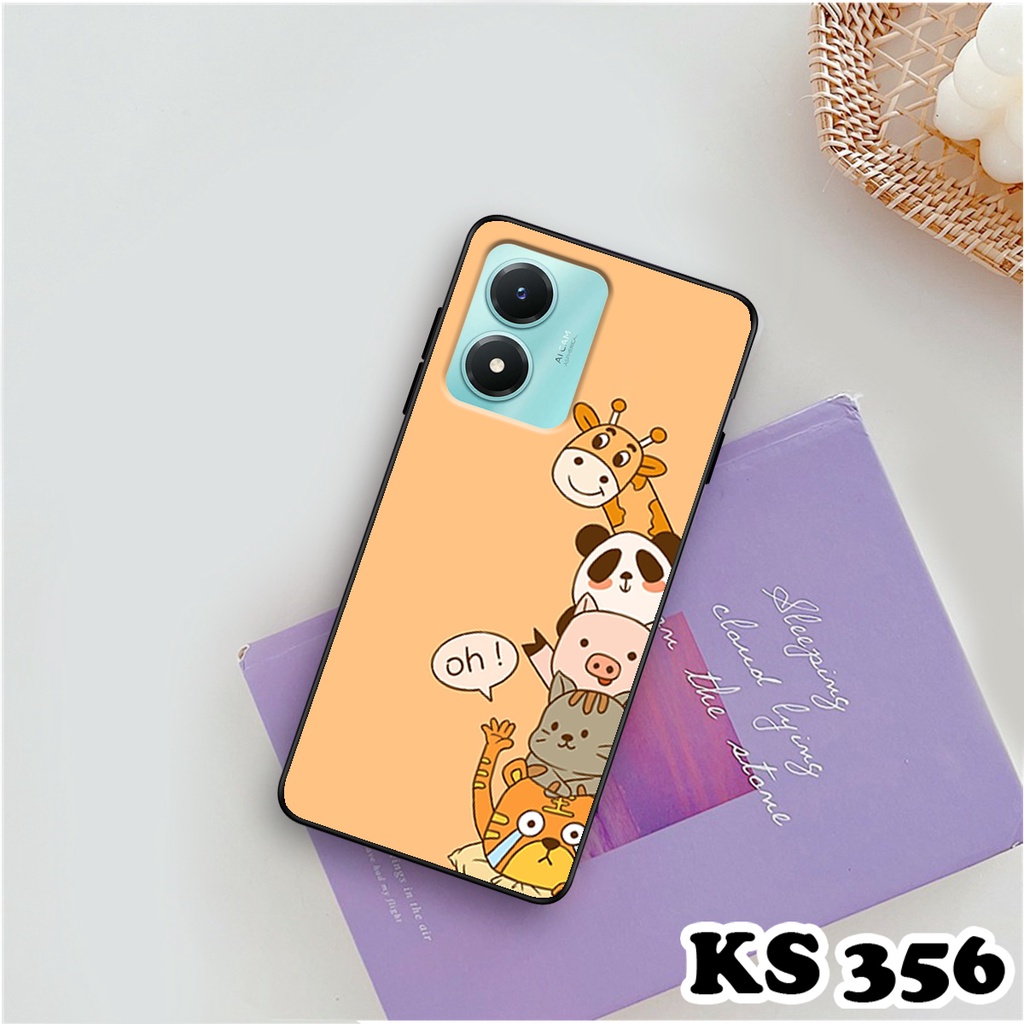 Ốp lưng Vivo Y01 - Y02s - Ốp Vivo in hình Cat&amp;Bear đáng yêu - Chất liệu TPU siêu bền