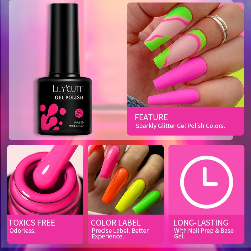 Gel Sơn Móng Tay BORN PRETTY 7ml Màu Vàng Mờ Thời Trang