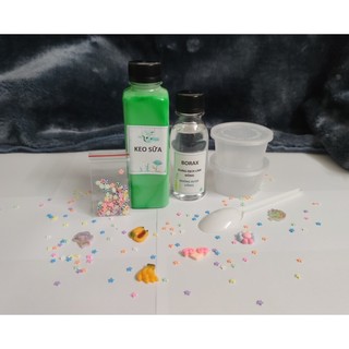 (BK11) KIT LÀM SLIME BASIC - DỤNG CỤ LÀM SLIME CƠ BẢN, AN TOÀN, ĐƠN GIẢN