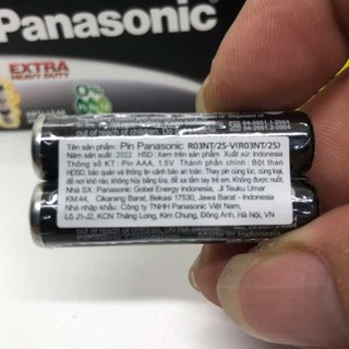 Pin đũa đen Pin AAA CYX / Panasonic R03NT/2S dùng cho remote máy đo đường huyết