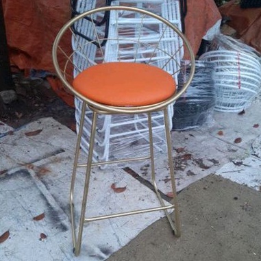 Ghế quầy bar hình nón, Ghế quầy bar chân sắt, ghế trang điểm cao 70cm. Đủ màu