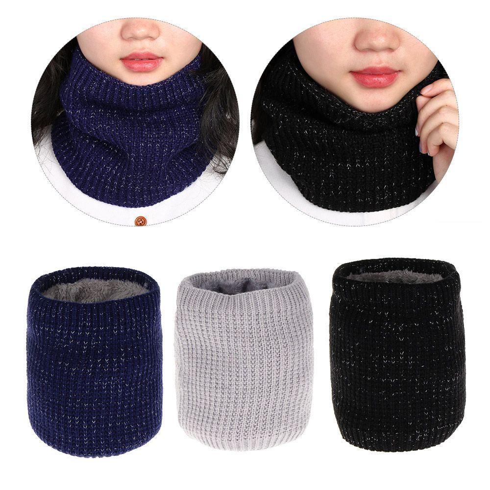 Khăn Choàng Cổ Dệt Kim Dày Dặn Giữ Ấm Cho Nam Và Nữ