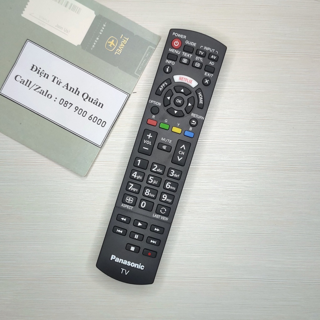 Remote tivi Panasonic - Điều khiển tivi Panasonic hàng mới chính hãng theo tivi