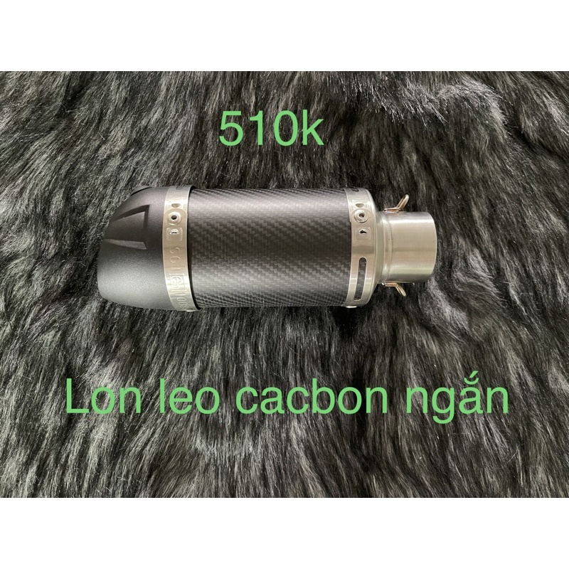 Lon pô Leo Cacbon ngắn cho mọi dòng xe
