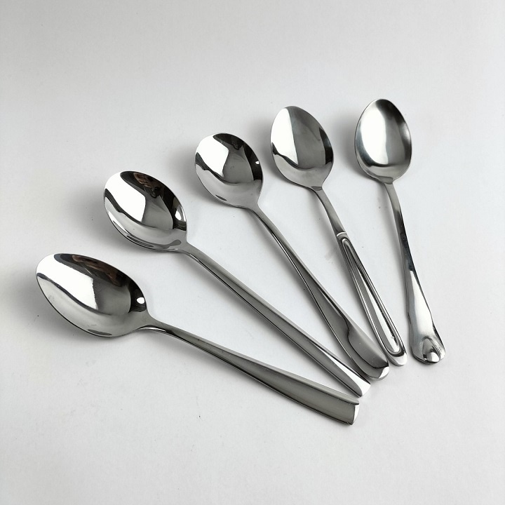 Thìa inox 304 muỗng ăn cơm cán dày sáng bóng