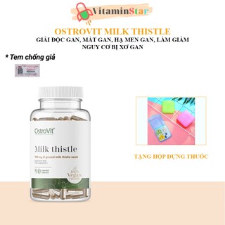 Viên uống giải độc gan, mát gan, hạ men gan - ostrovit milk thistle