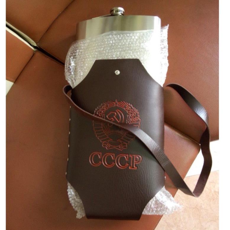 Bình Đựng Rượu Inox CCCP loại Dày Dặn, Hàng sẵn Giao ngay, Cao cấp Loại 1 (có sẵn giao ngay)