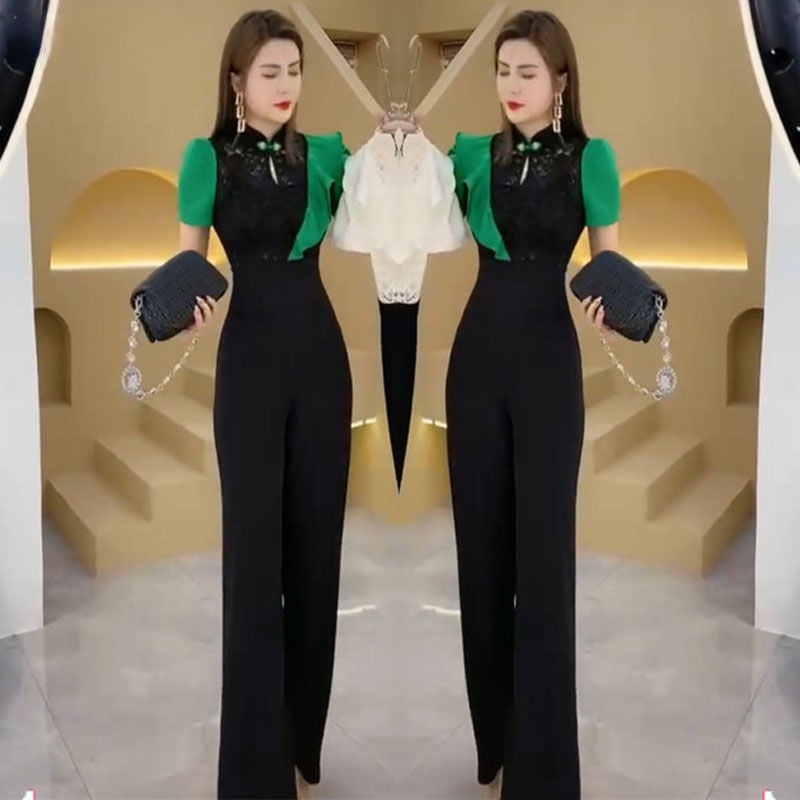 Áo Liền Quần Ren Mỏng Phong Cách Đường Phố Thời Trang Xuân Thu Mới Cho Nữ | BigBuy360 - bigbuy360.vn