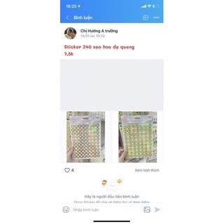 Sticker 240 sao dạ quang