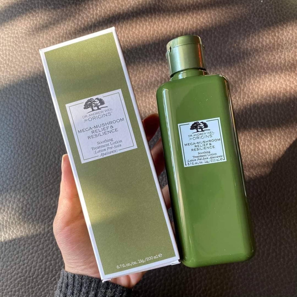 Toner cấp ẩm, phục hồi da từ nấm Origins mega Mushroom 200ml