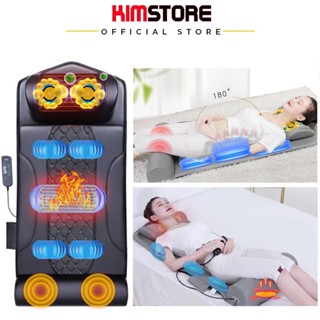 Đệm massage toàn thân VISPO VP-N21 Rung đa tần, Có Túi khí ở phần vai lưng mông - Kèm gối massage hồng ngoại Sưởi ấm