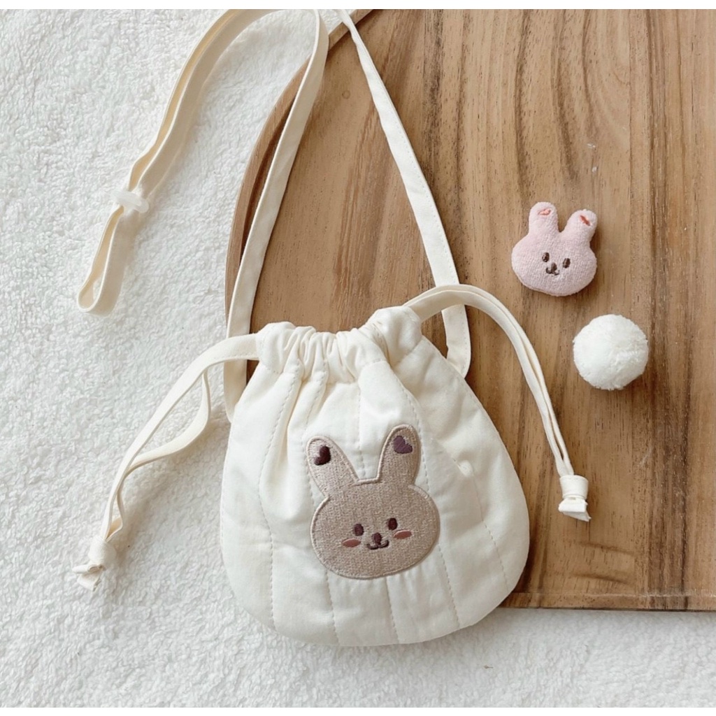 Túi đựng tỏi thêu hình phong cách Hàn Quốc cho bé yêu