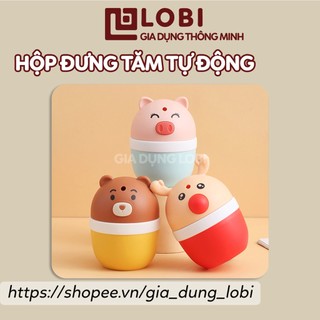 Hộp đựng tăm xỉa răng thông minh tự động Hủ đựng tăm hình hoạt hình dễ thương