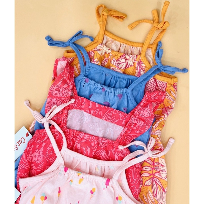 Jumsuit bé gái dư xịn cotton thoáng mát size 12 tháng đến 16 tuổi