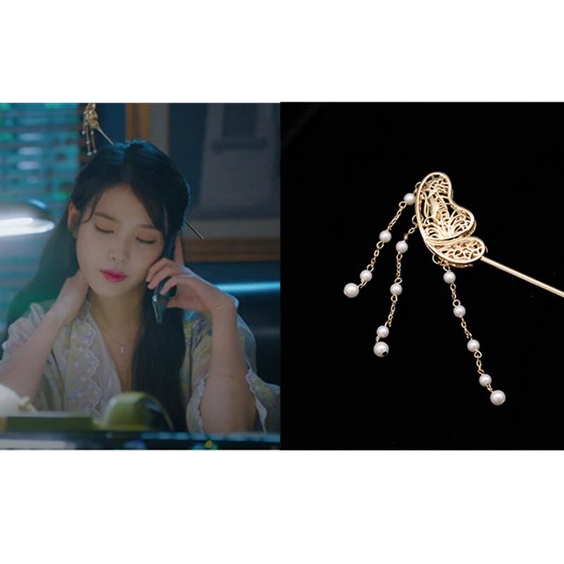 Trâm cài tóc kim loại mẫu ca sĩ IU sang chảnh HOT