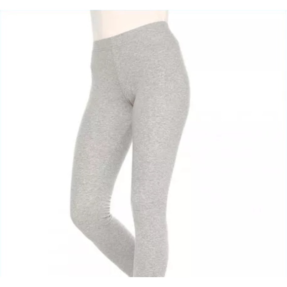 Quần Legging Nữ LN15-b dài không túi màu tiêu xám nhạt cao cấp, thun co giãn 4 chiều, vải đẹp dày, thoáng mát không xù l