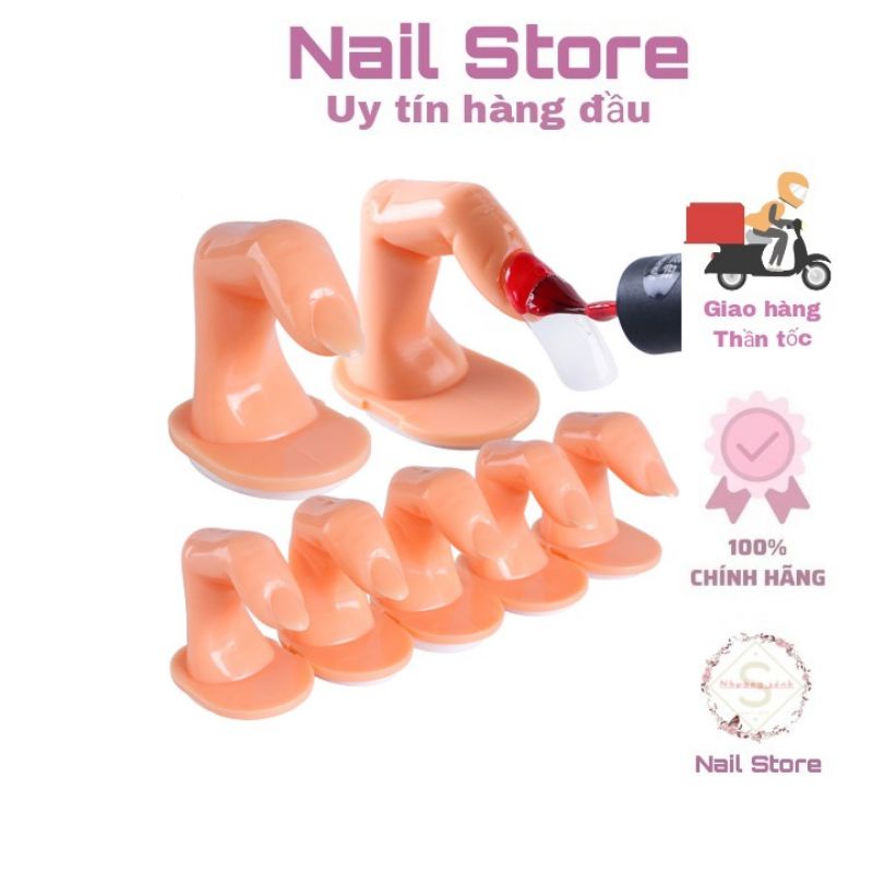 Ngón tay giả học làm nail, tập vẽ, đắp móng