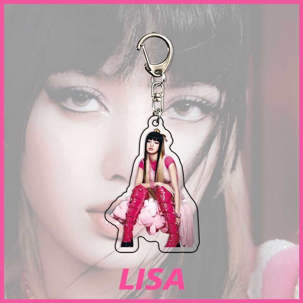 Móc Khóa Nhựa Acrylic Hình Nhóm Nhạc Blackpink