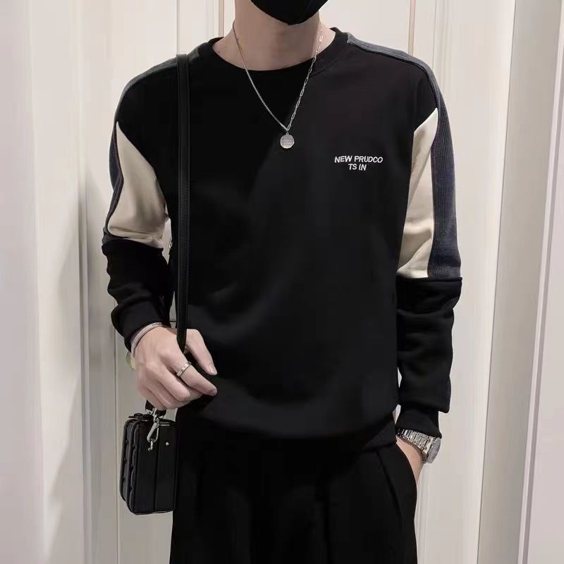 áo len nam Áo len cổ tròn mới mùa thu và mùa đông phổ biến trong thời trang áo trong của nam giới áo khoác mùa xuân và mùa thu áo sơ mi nam đáy