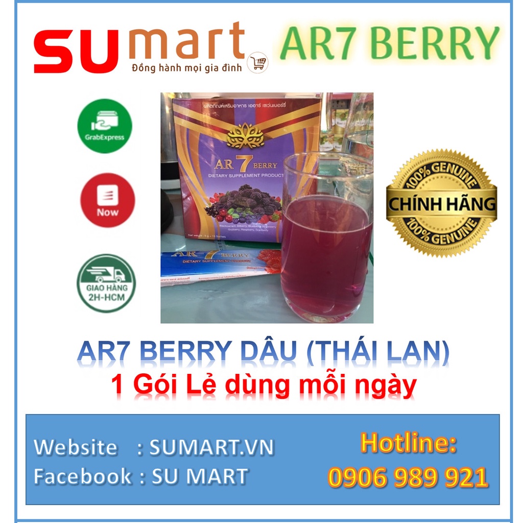 Gói Lẻ dùng mỗi ngày - AR7 Berry Thái Lan