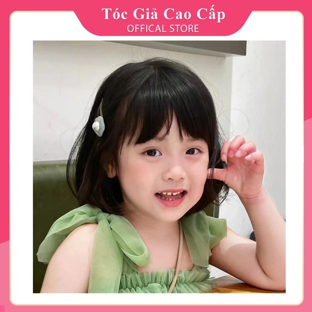 Tóc giả nguyên đầu cho bé cúp vai cho trẻ em
