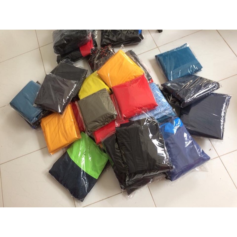 Áo mưa cánh dơi trơn không kính vải tráng mủ Hàn Quốc siêu bền đẹp