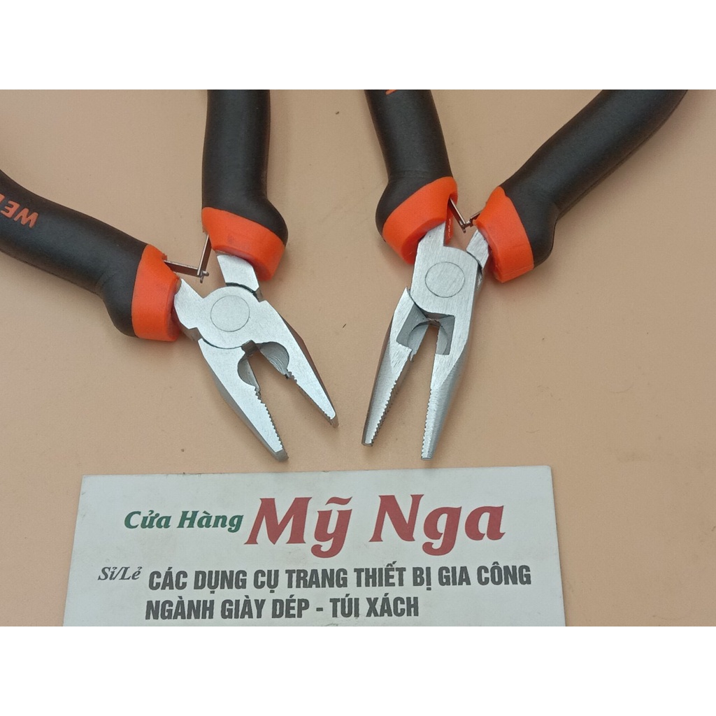 Kìm bằng - kìm nhọn WELLBORN 4.5in 115mm