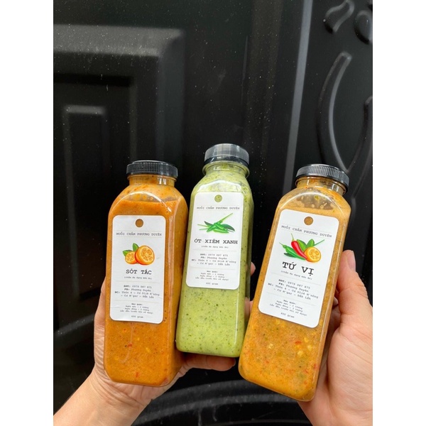 Combo ba chai Tứ Vị-Xiêm Xanh-Sốt Tắc