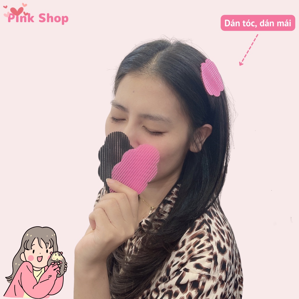 Miếng dán tóc, dán tóc mái, tóc con Pinkshop bám tóc cực chắc hình đám mây dễ thương