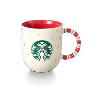 [LIFEMCMBP4 -12% đơn 250K] Cốc Sứ Mug Starbucks 12Oz (355ml) Ceramic Hol Candy Cane