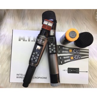 Micro karaoke cầm tay không dây, micro bluetooth mtk 1a, có echo, chống hú cao cấp, bh 12 tháng