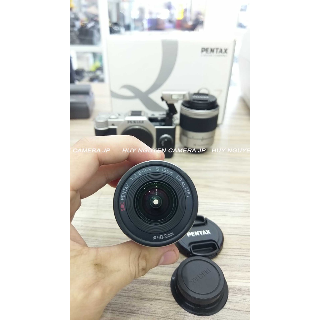 COMBO MÁY ẢNH PENTAX Q7 + LENS 5 15 F2.8-4.5 + LENS 15 45 F2.8 FULLBOX, PENTAX Q7 + LENS 8.5 F1.9, PENTAX Q + LENS 8.5 F