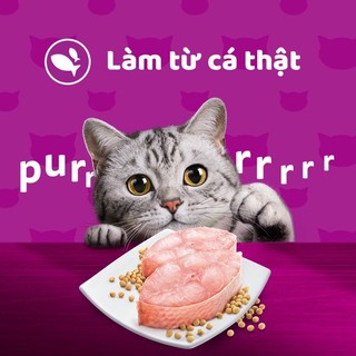 Pate lon whiskas vị cá cho mèo 400gr