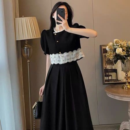 Set Váy Nữ Thu Đông. Set Áo Kiểu Phối Ren Kèm Chân Váy Xếp Ly Nhẹ Nhàng Lịch Sự. Mã L8