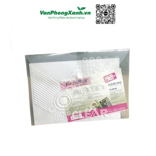 Clear bag ( Túi khuy) Khổ Mỏng - Trung - Dầy (1 chiếc)