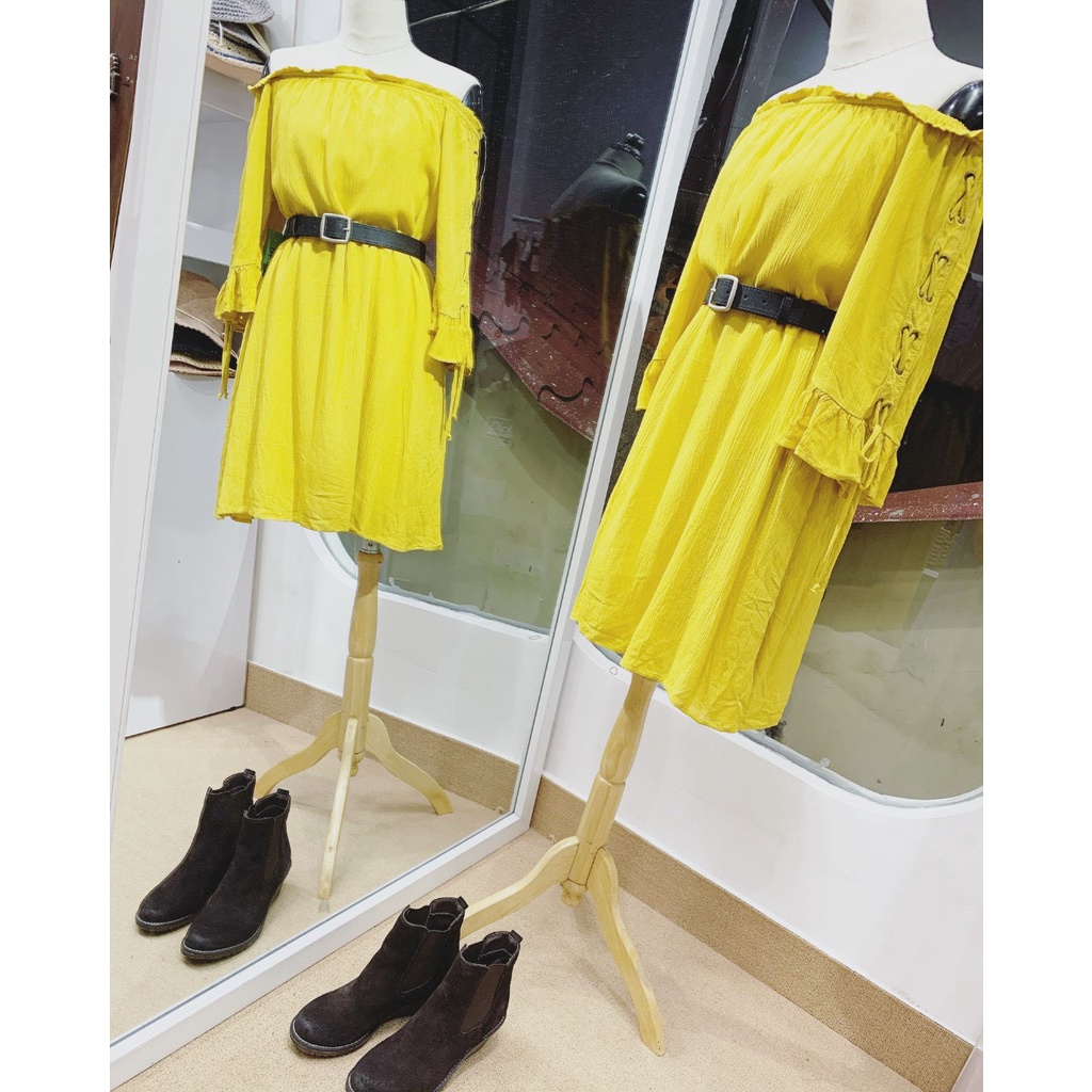 ĐẦM TRỄ VAI BIGSIZE VINTAGE