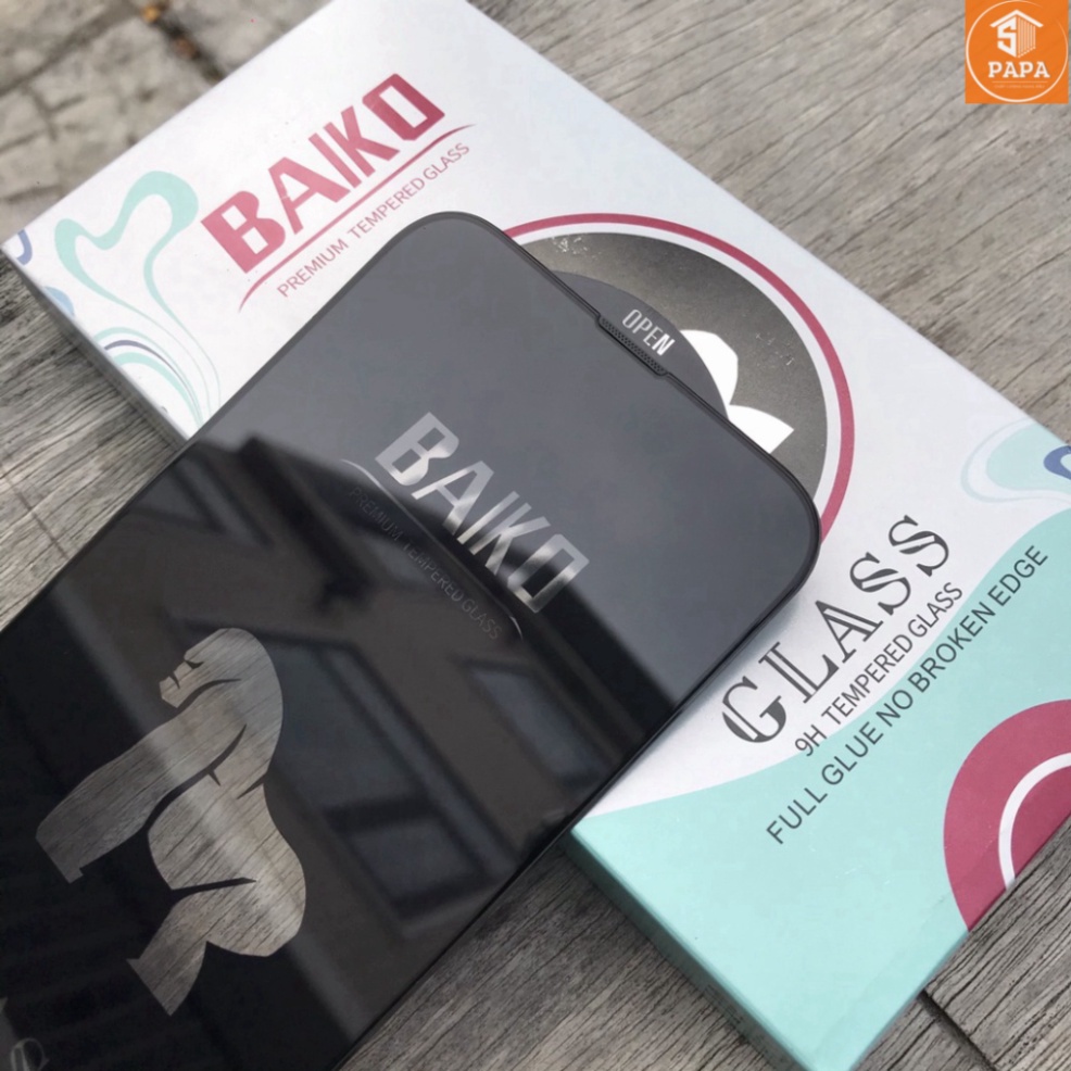 Cường lực Baiko iphone 14 Pro Max 14Plus 14Pro 13 Pro Max 12 Pro Max 11 Pro Max 11Pro Xs max x 7Plus 8Plus Full màn