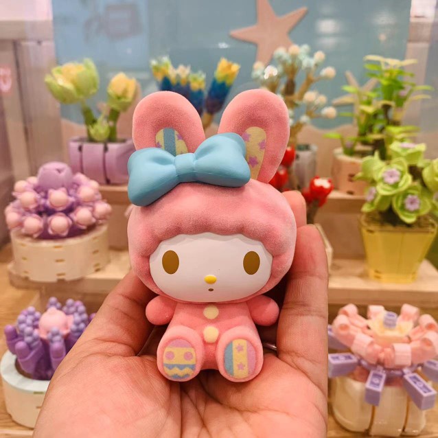 Búp Bê MINISO Sanrio Thỏ Thơ Mộng Có Hộp Mù Trang Trí Ngôi Sao Đôi Kuromi