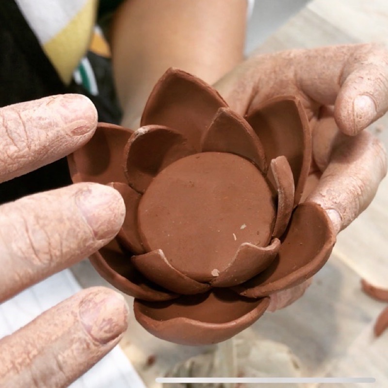 5kg Đất Sét cao lanh nâu đỏ Bát Tràng nặn làm gốm, làm tượng, đồ trang trí