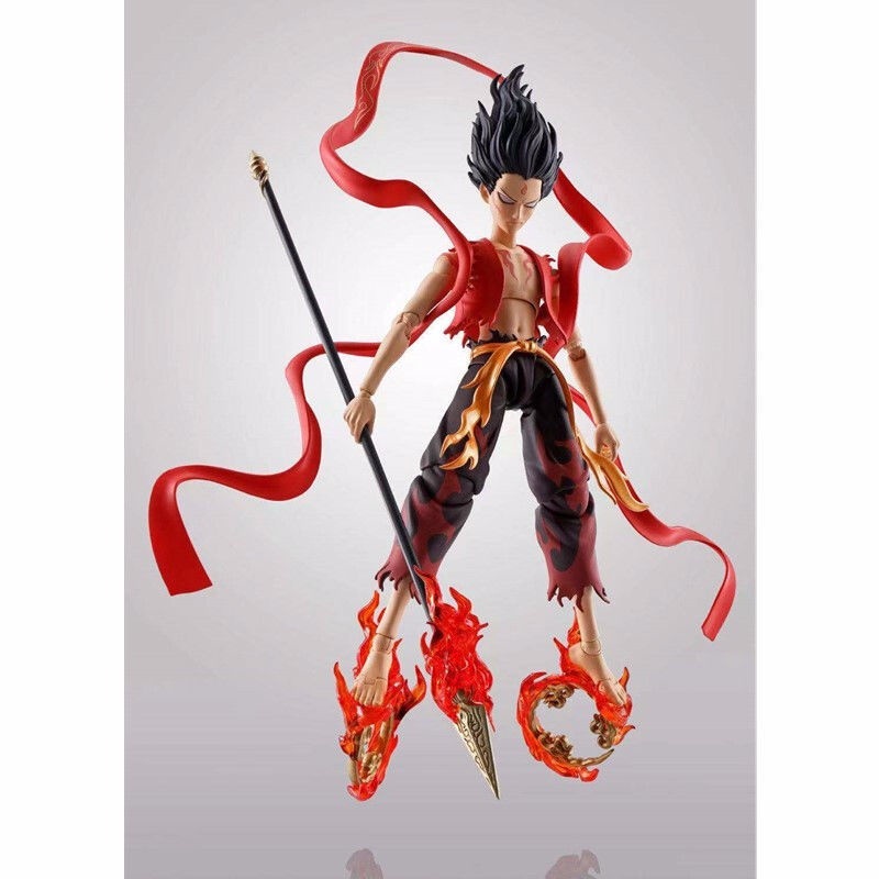 Bandai chính hãng Shf Nezha's Demon Boys Model Model Toy Junior Nezha Doll